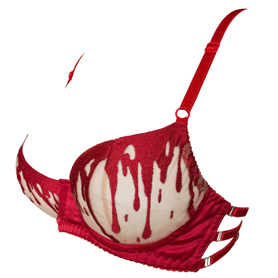 PRE-ORDER - VIDENOIR - CRIMSON UNDERWIRED BRA