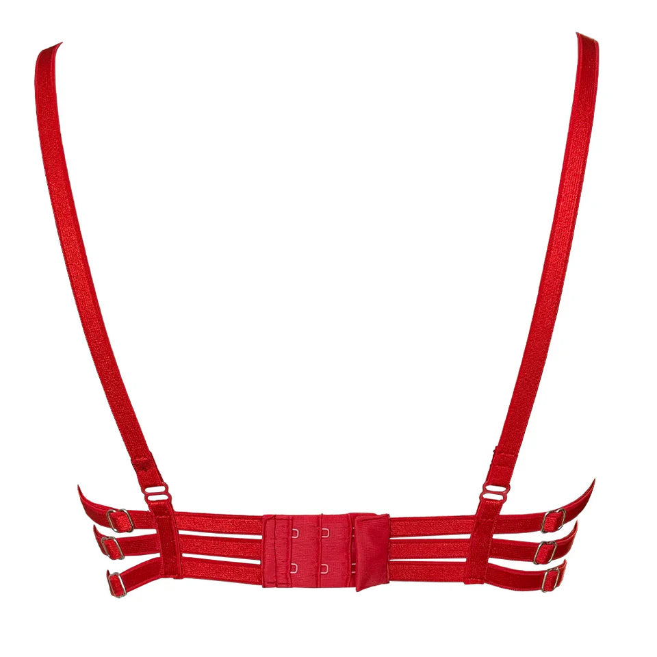 PRE-ORDER - VIDENOIR - CRIMSON UNDERWIRED BRA