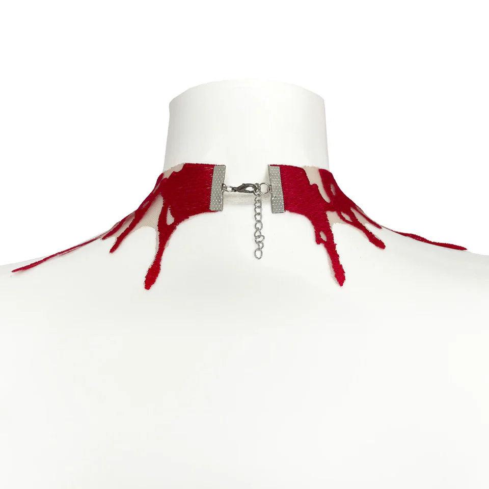 PRE-ORDER - VIDENOIR - BLOOD LACE CHOKER
