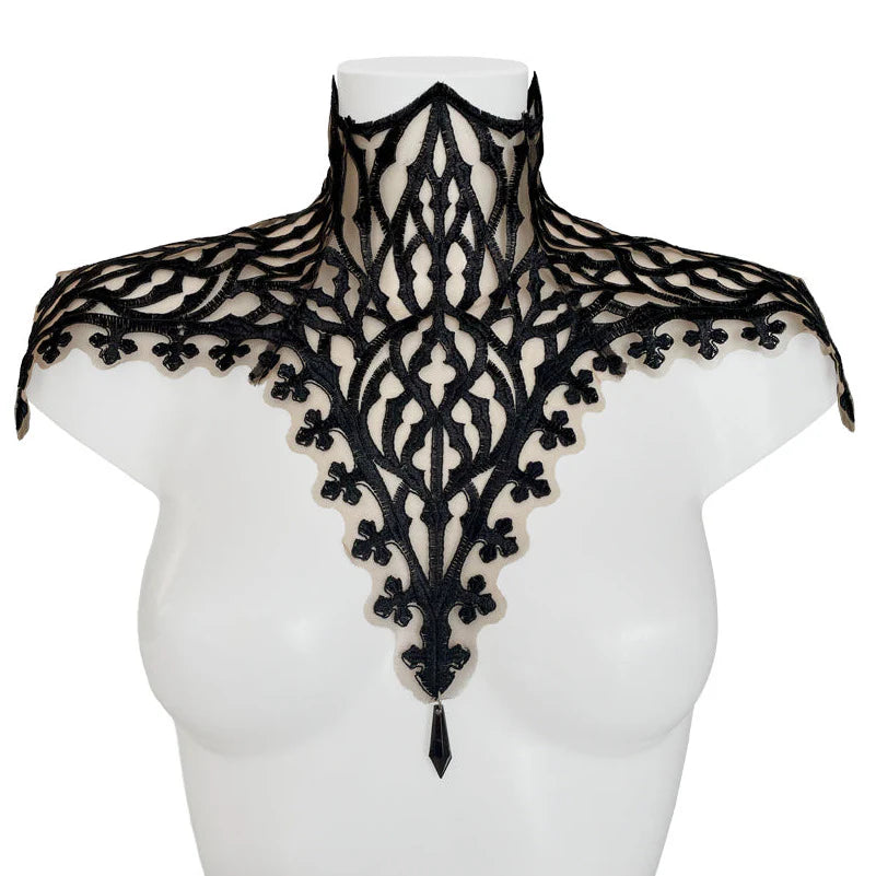 RTO - DOGMA EMBROIDERY TULLE NECKPIECE