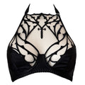 RTO - DOGMA EMBROIDERY HALTER BRA HALF CUPS