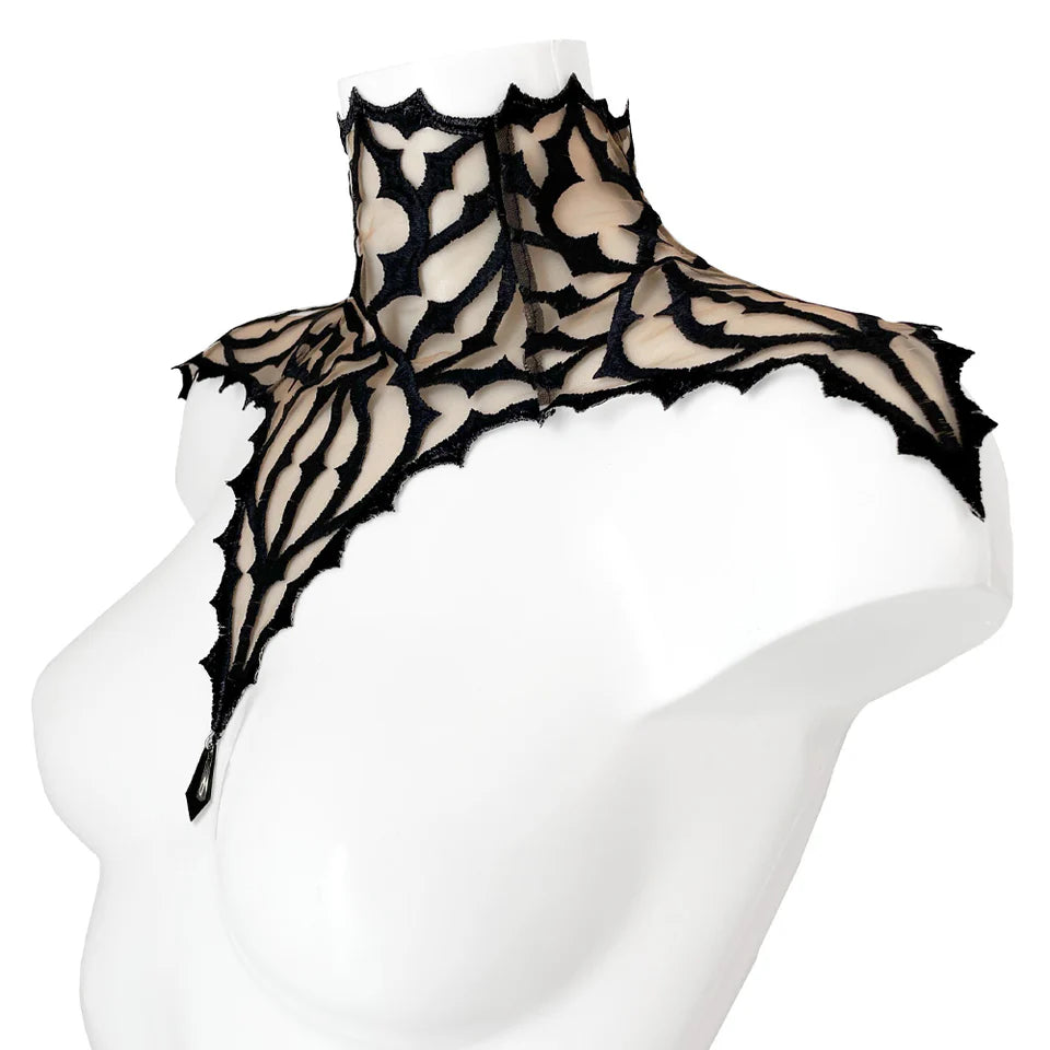RTO - DOGMA EMBROIDERY TULLE NECKPIECE