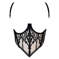RTO - DOGMA EMBROIDERY HALTER BRA HALF CUPS