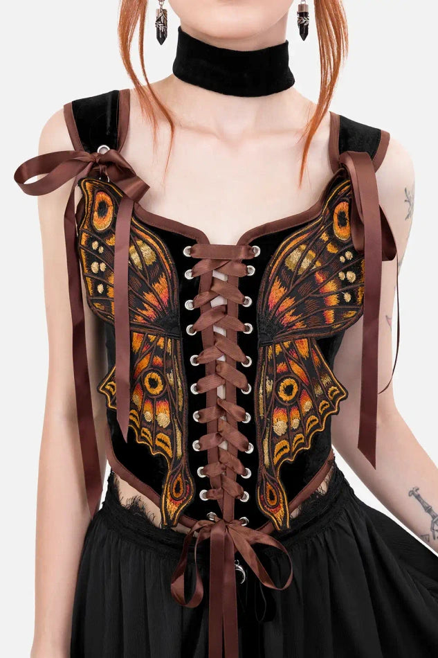 IGNIS MOTH CORSET TOP