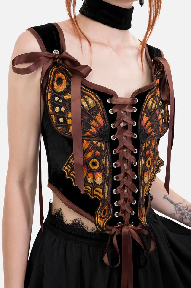 IGNIS MOTH CORSET TOP