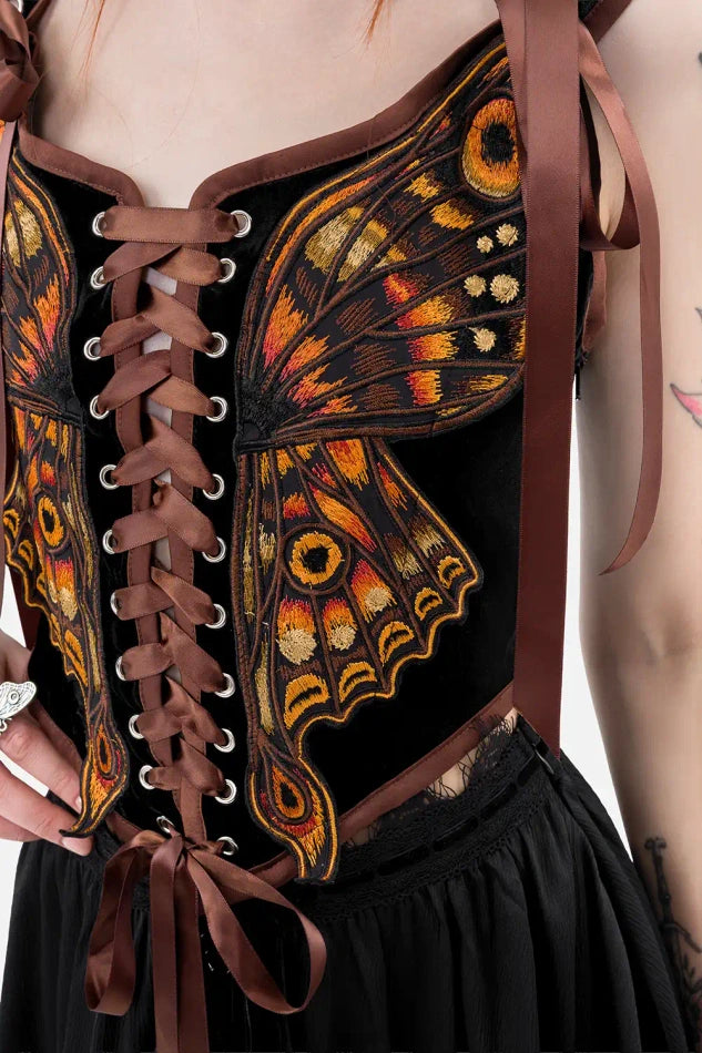 IGNIS MOTH CORSET TOP