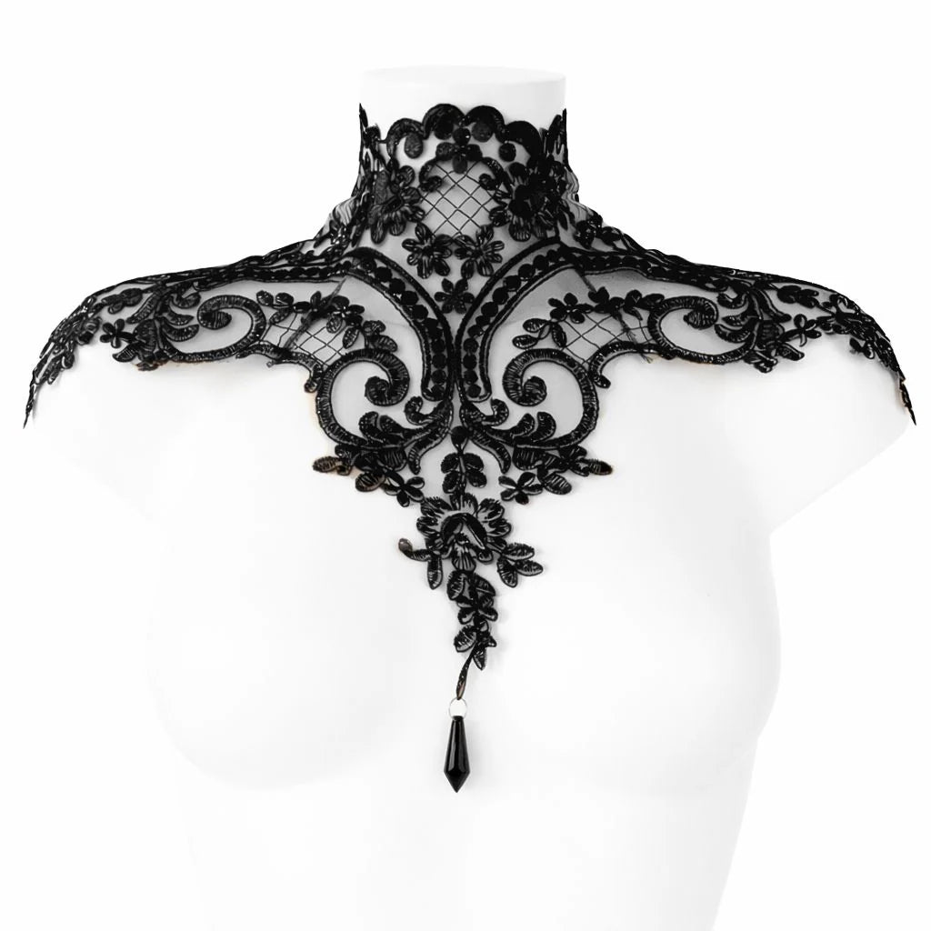 RTO - DOGMA EMBROIDERY TULLE NECKPIECE