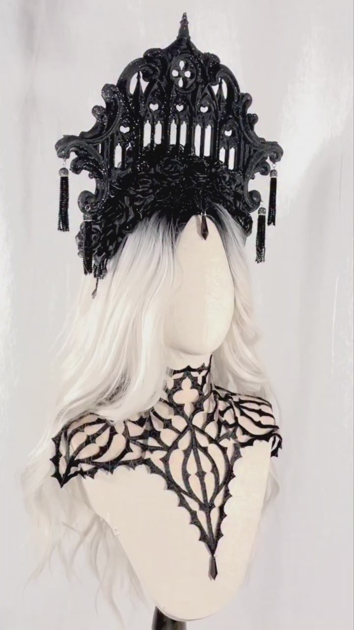 RTO - DOGMA EMBROIDERY TULLE NECKPIECE