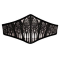 RTO - CATHEDRAL MESH CORSET BELT (BLACK)