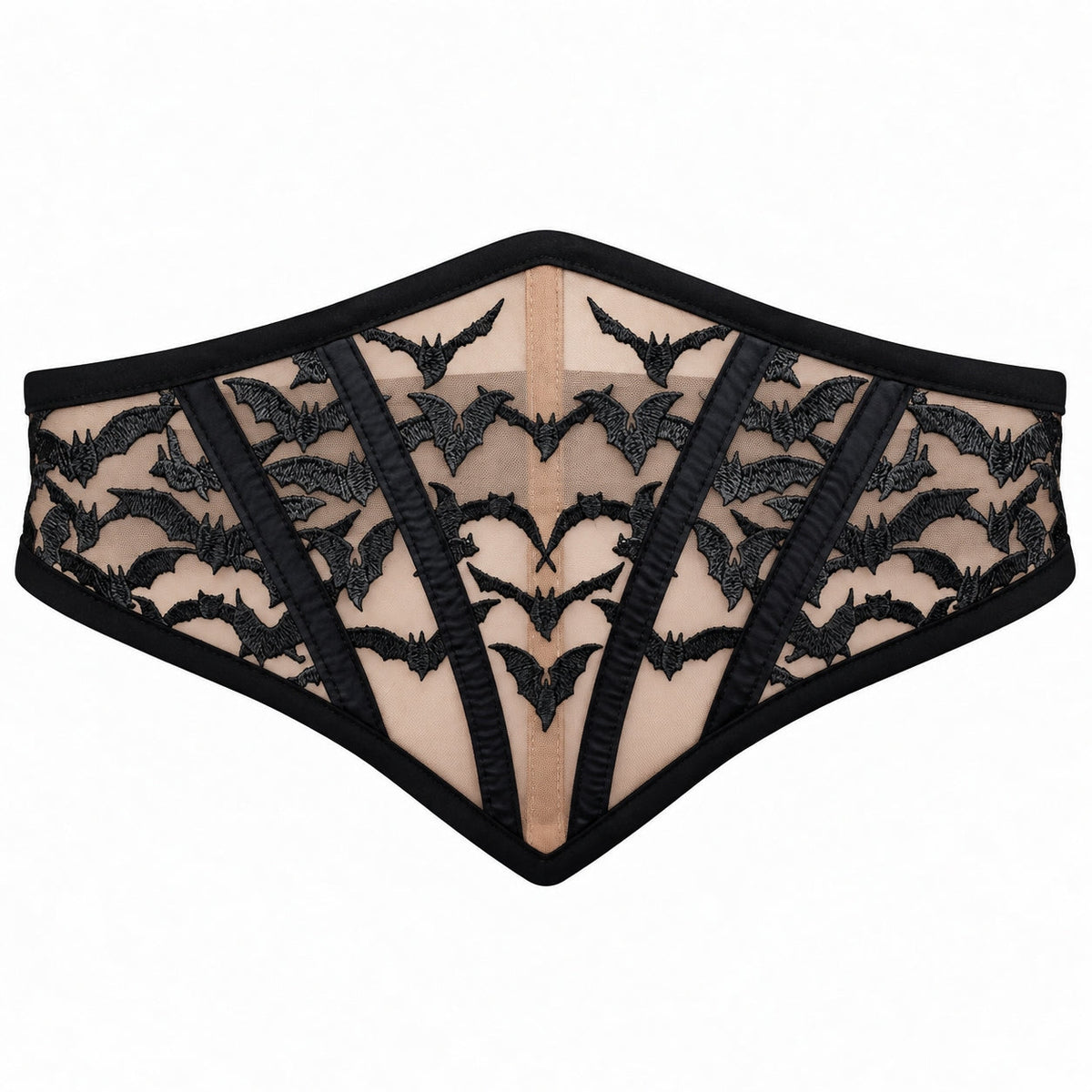 BATS MESH CORSET BELT (NUDE)