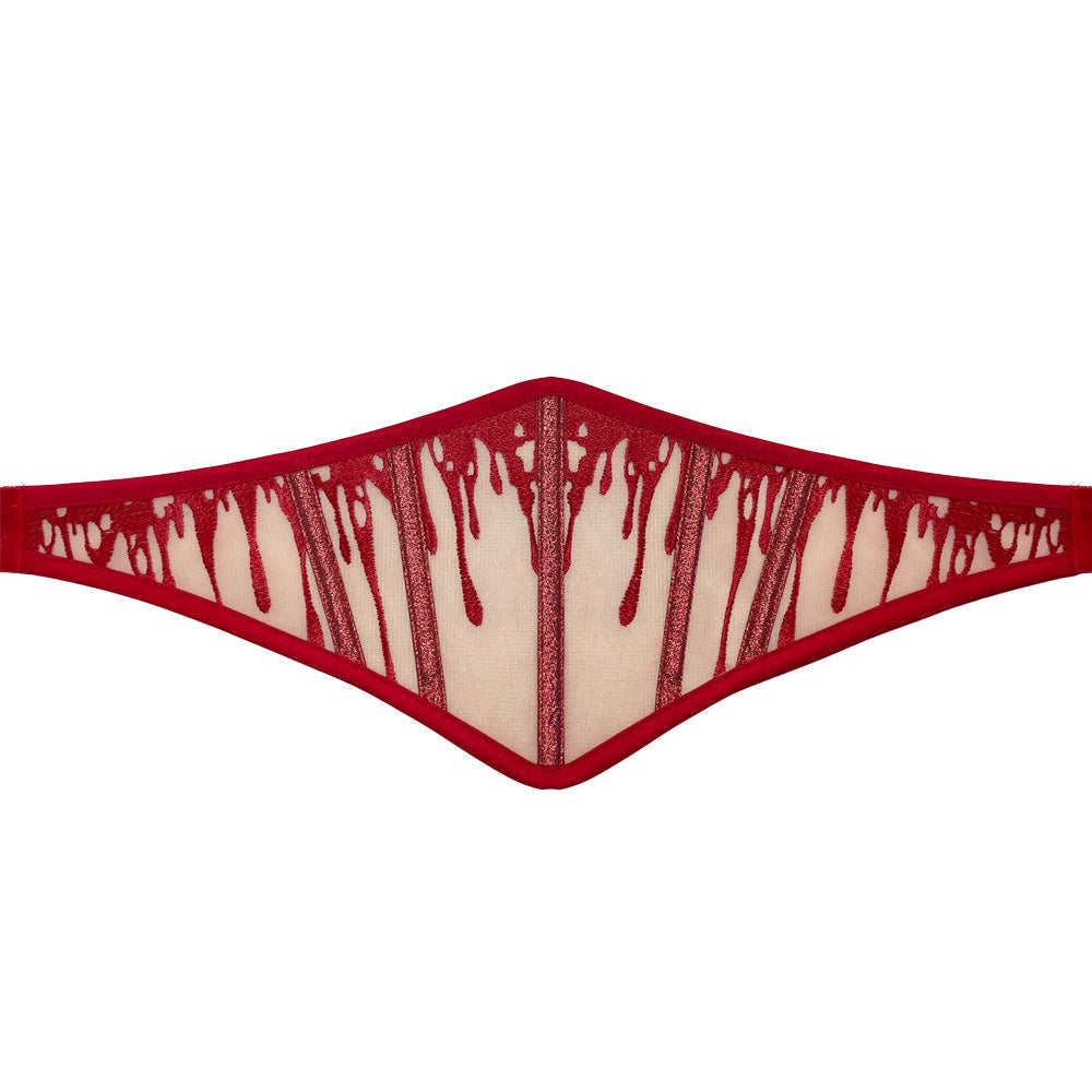 PRE-ORDER - VIDENOIR - CRIMSON CORSET BELT (NUDE)