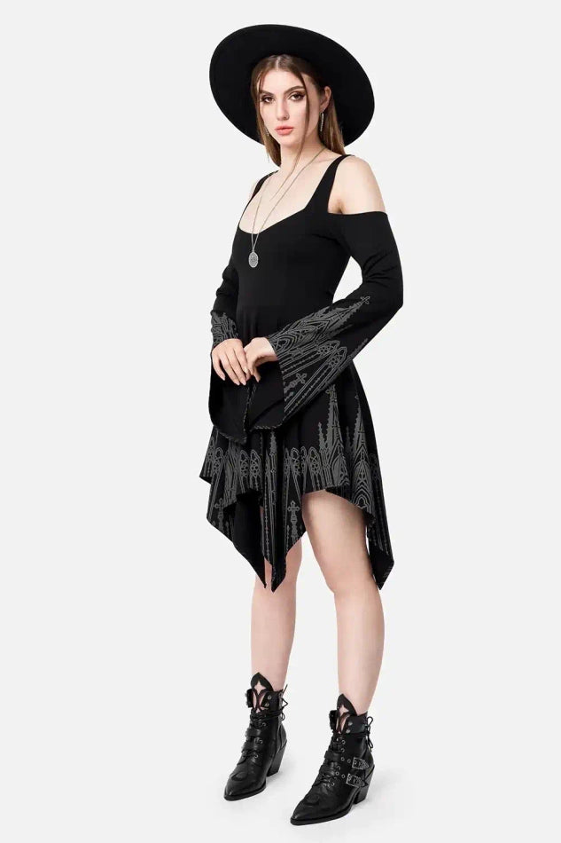 INFERNAL CHAPEL MINI DRESS