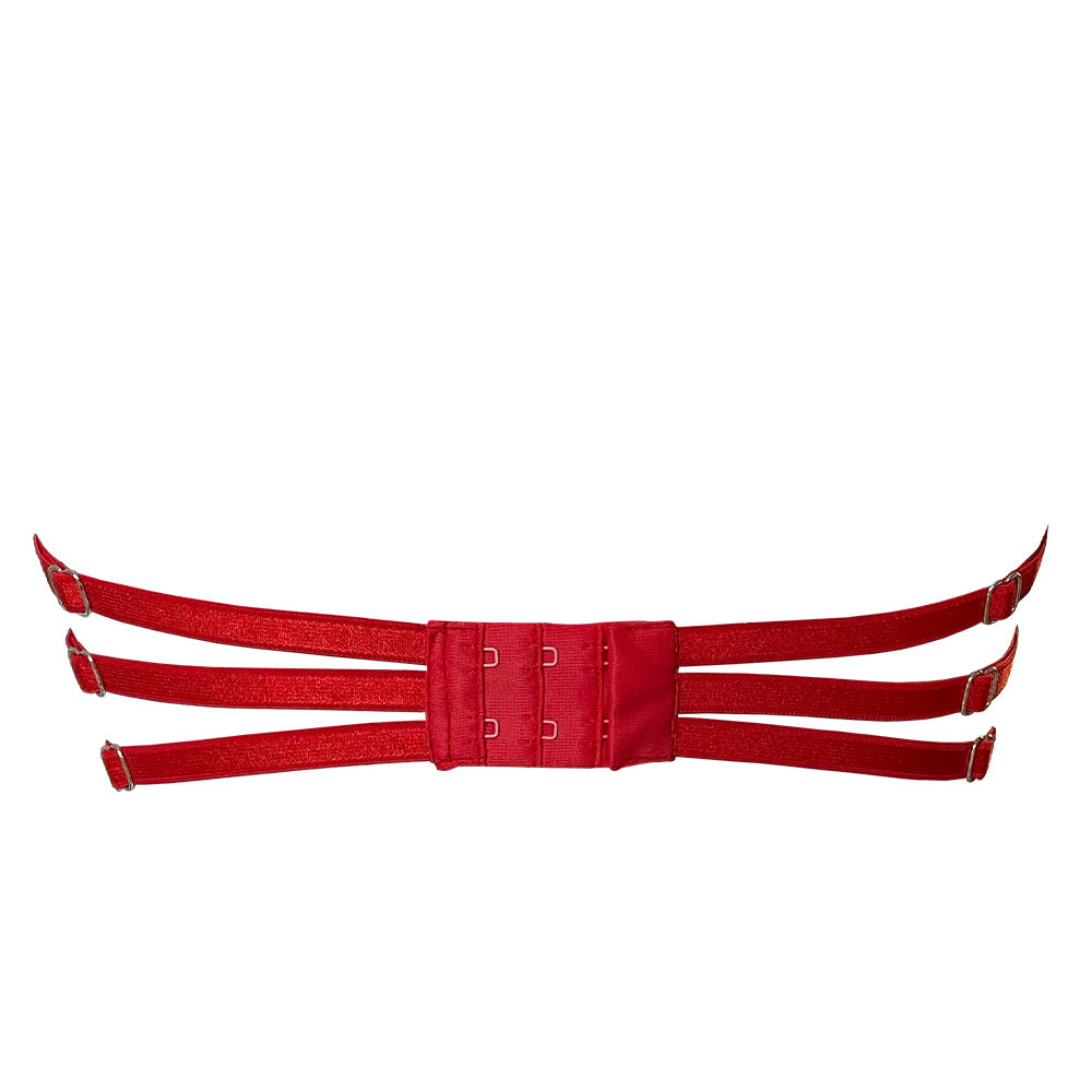 PRE-ORDER - VIDENOIR - CRIMSON HALTER BRA