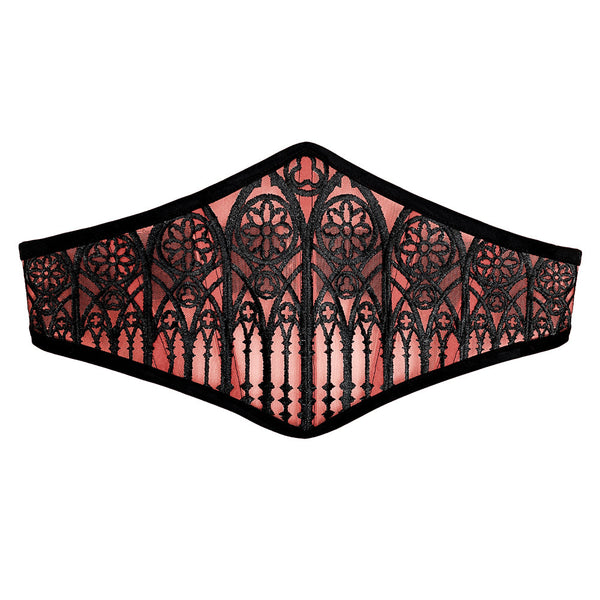 RTO - CATHEDRAL MESH CORSET BELT (RED)