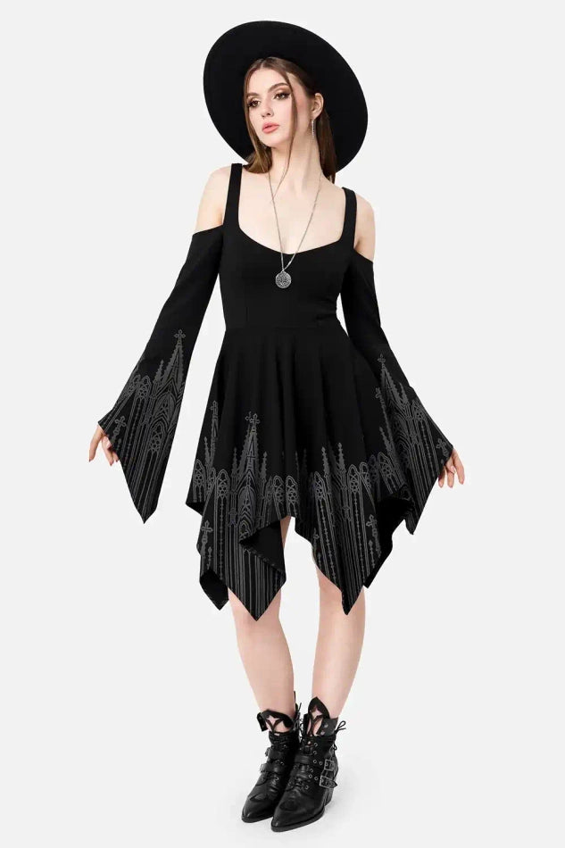 INFERNAL CHAPEL MINI DRESS