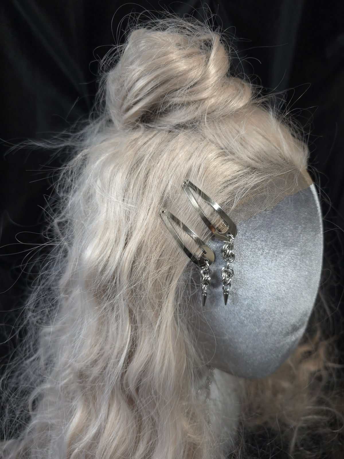 Spiked - Chainmaille Hairclips