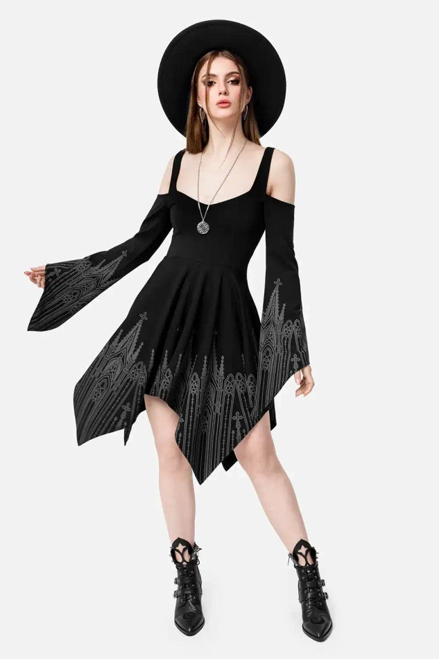 INFERNAL CHAPEL MINI DRESS