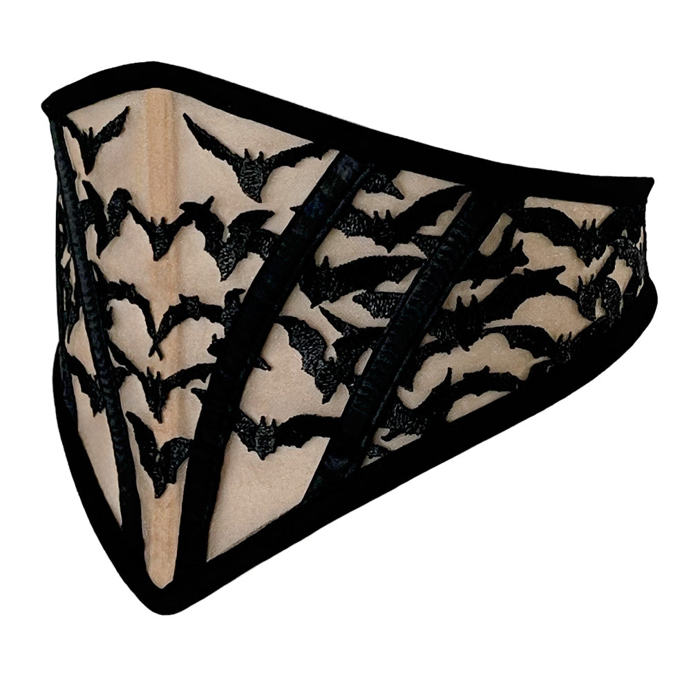 BATS MESH CORSET BELT (NUDE)