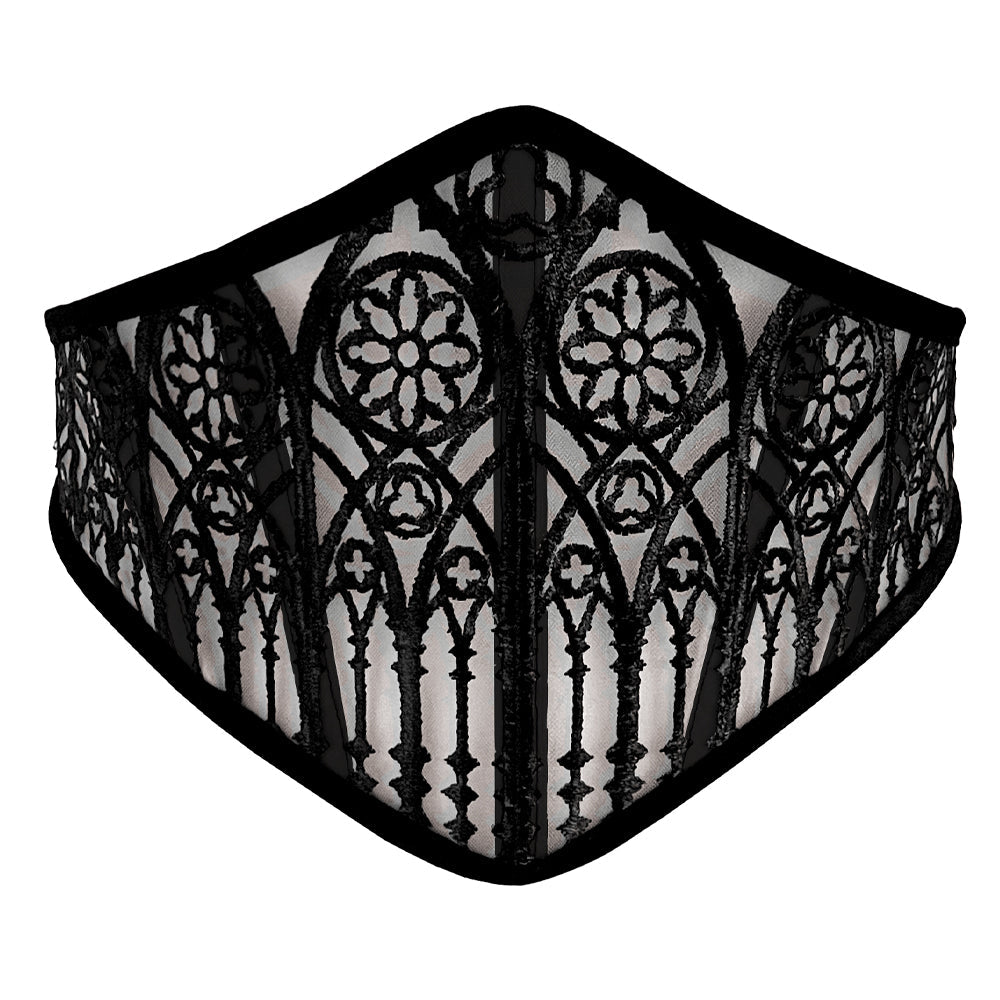 RTO - CATHEDRAL MESH CORSET BELT (BLACK)